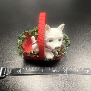 Hallmark 2005 Puppy Love Westie Terrier Dog Ornament No Box